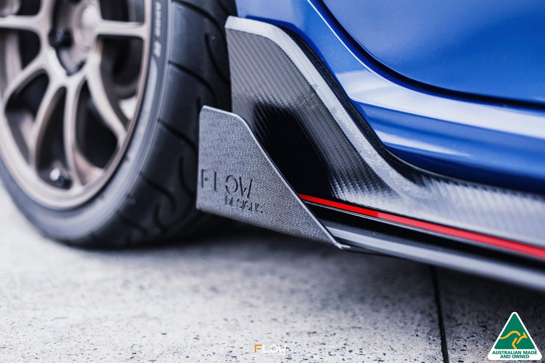 FK8 Civic Type R Side Skirt Splitter Winglets