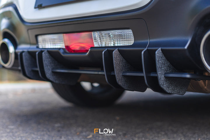 Flow Designs Flow-Lock Rear Diffuser for 2022+ Subaru BRZ ZD8 & Toyota GR86 ZN8 [Gloss]