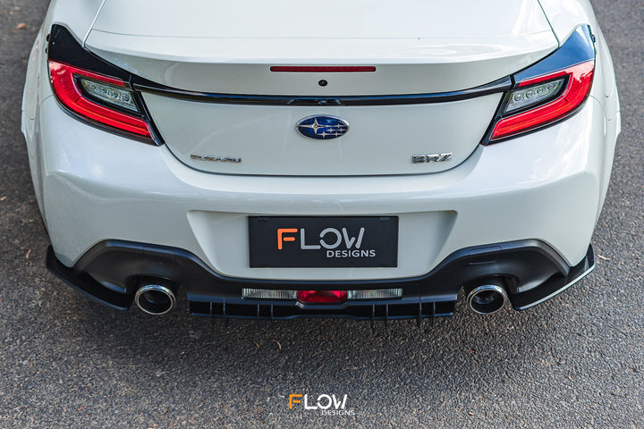 Flow Designs Rear Spats for 2022+ Subaru BRZ ZD8 & Toyota GR86 ZN8 - Gloss [Pair]