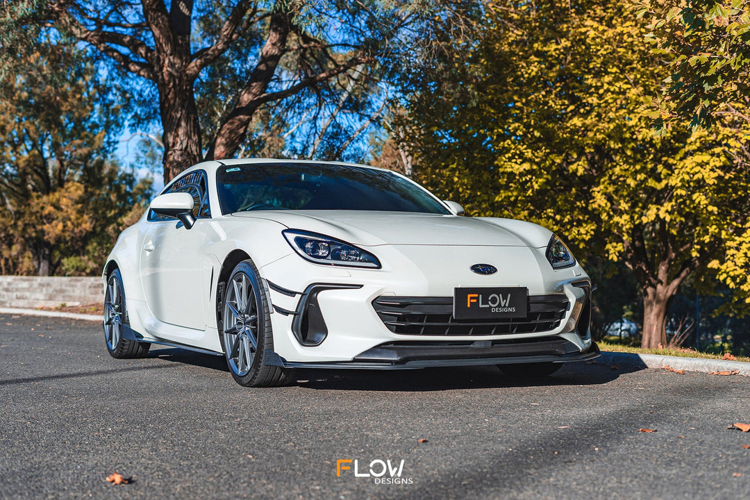 Flow Designs Front Lip Splitter for 2022+ Subaru BRZ ZD8 & Toyota GR86 ZN8 [Gloss]