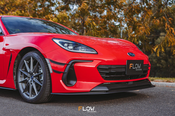 Flow Designs Front Bumper Canards for 2022+ Subaru BRZ ZD8 & Toyota GR86 ZN8