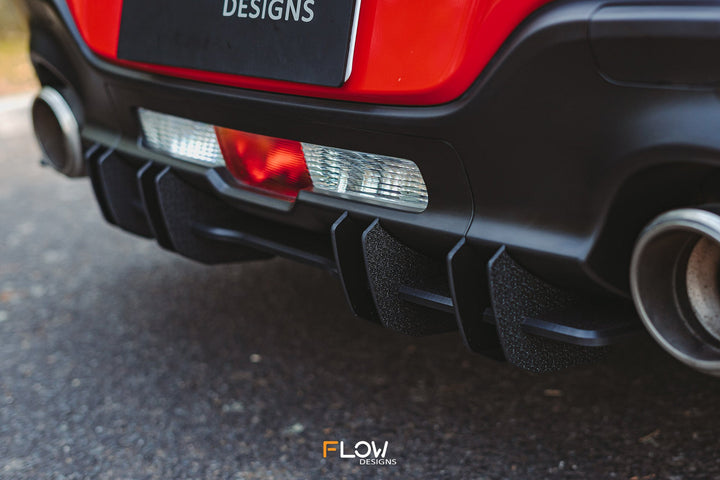 Flow Designs Flow-Lock Rear Diffuser for 2022+ Subaru BRZ ZD8 & Toyota GR86 ZN8 [Textured]