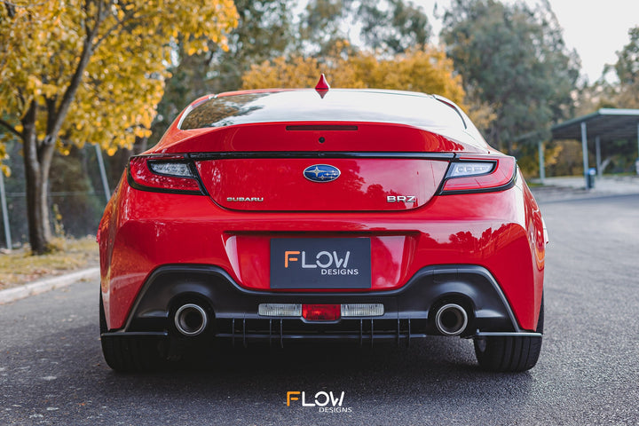 Flow Designs Flow-Lock Rear Diffuser for 2022+ Subaru BRZ ZD8 & Toyota GR86 ZN8 [Textured]