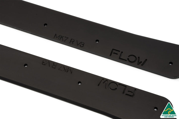 MK7 Golf R Wagon Side Skirt Splitters V3