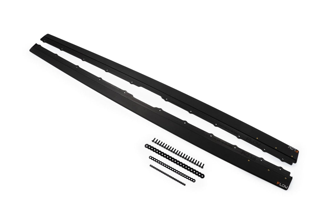 S3 8V Sedan Pre-Facelift Side Skirt Splitters V3