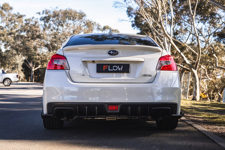 Flow Designs Full Lip Splitter Set for 2014-2021 Subaru WRX & STi VA [Gloss Black]