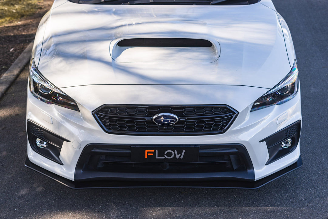 Flow Designs Front Lip Splitter for 2014-2021 Subaru WRX & Sti VA [Gloss Black]