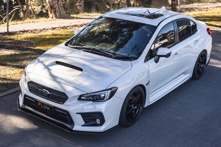 Flow Designs Front Lip Splitter for 2014-2021 Subaru WRX & Sti VA [Gloss Black]