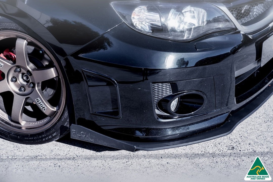 Flow Designs Front Lip Splitter for Subaru Impreza WRX & STI G3 Sedan FL