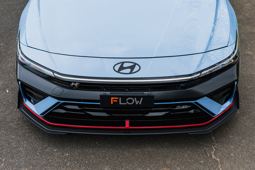 CN7 V2 Elantra N Sedan Facelift V2 - 2024+ Front Lip Splitter & Mounting Brackets