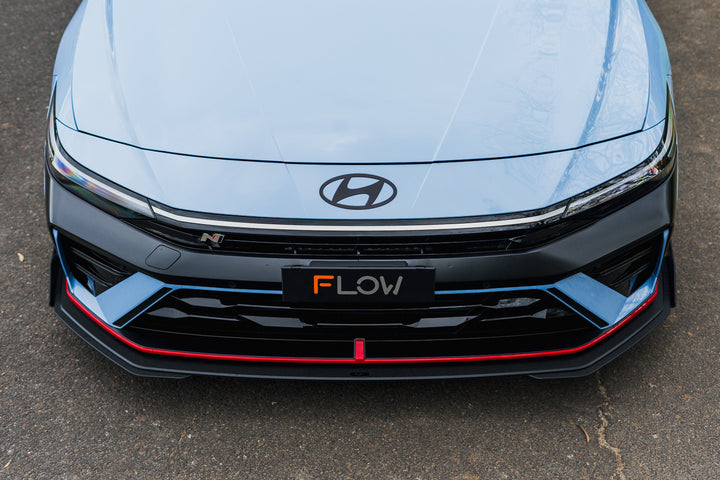 CN7 V2 Elantra N Sedan Facelift V2 - 2024+ Front Lip Splitter & Mounting Brackets