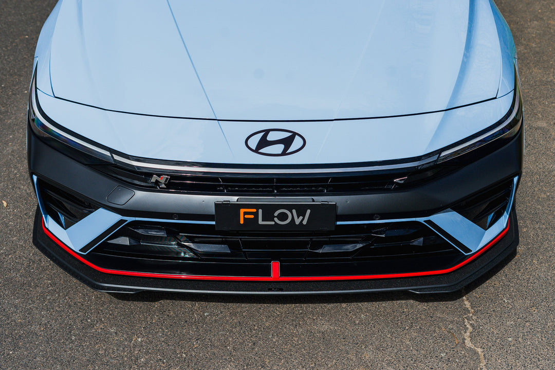 CN7 V2 i30N Sedan FL 2024+ Front Lip Splitter & Mounting Brackets