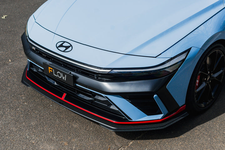 CN7 V2 i30N Sedan FL 2024+ Front Lip Splitter Extensions