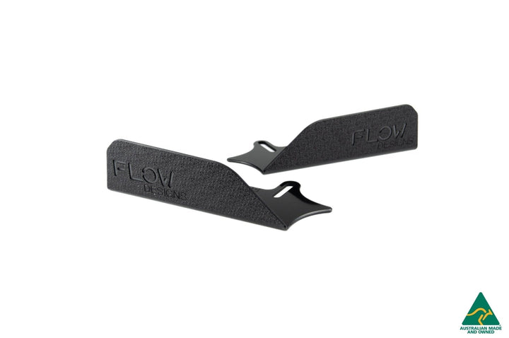 Flow Designs i30N Fastback PD FL (2022+) Front Lip Splitter Winglets - Pair