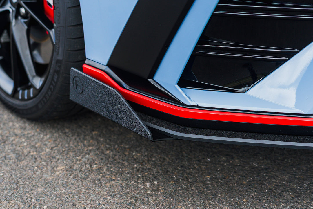 CN7 V2 Elantra N Sedan Facelift V2 - 2024+ Front Lip Splitter & Mounting Brackets