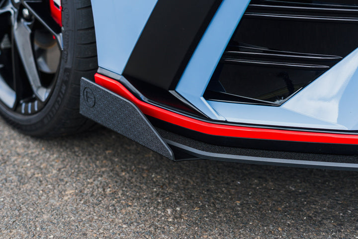 CN7 V2 Elantra N Sedan Facelift V2 - 2024+ Front Lip Splitter & Mounting Brackets