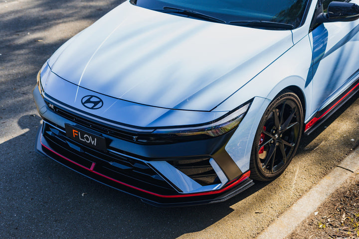 CN7 V2 i30N Sedan FL 2024+ Front Lip Splitter Extensions