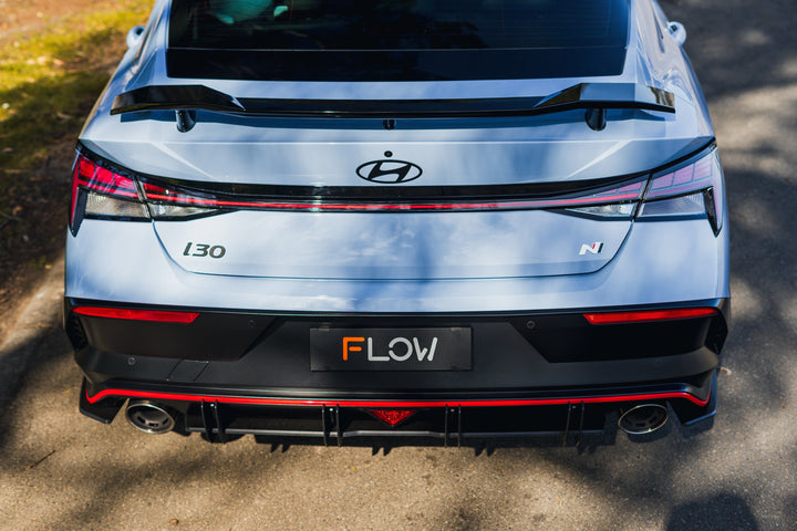 CN7 V2 Elantra N Sedan Facelift V2 - 2024 Rear Spats