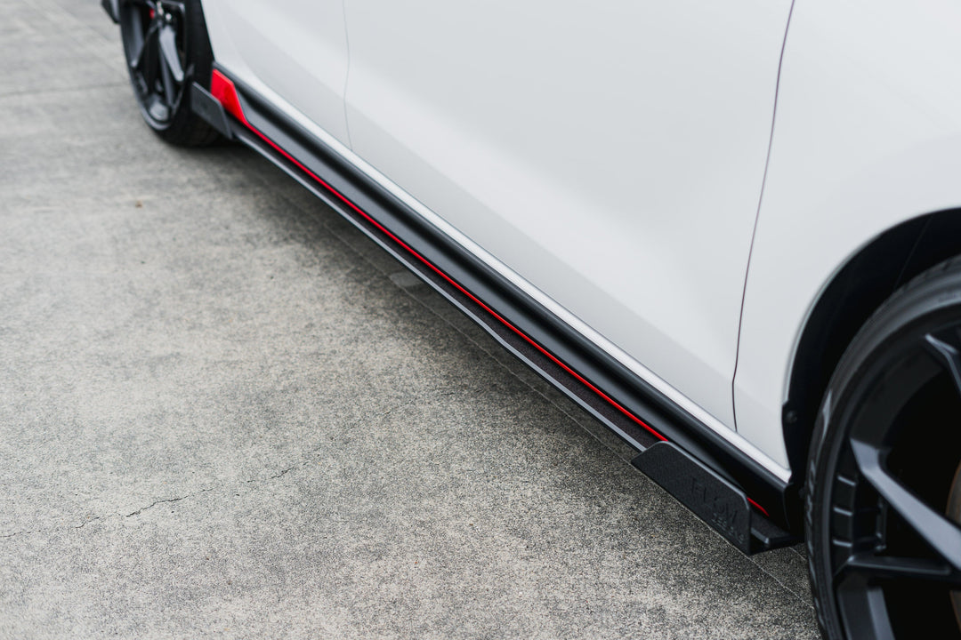 i30N Hatch PDE V6 FL2 2025+ Side Skirt Splitters