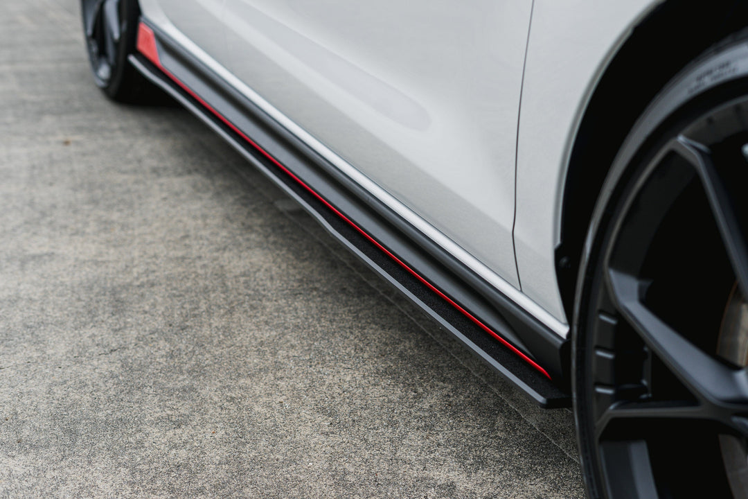 i30N Hatch PDE V6 FL2 2025+ Side Skirt Splitters