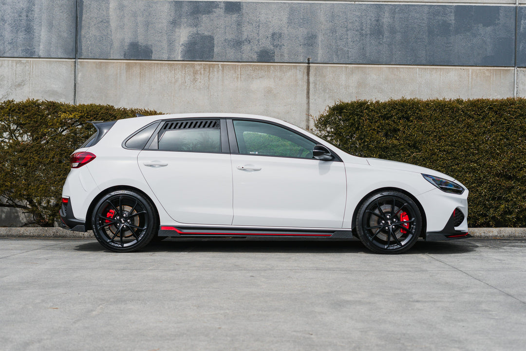 i30N Hatch PDE V6 FL2 2025+ Side Skirt Splitter Winglets