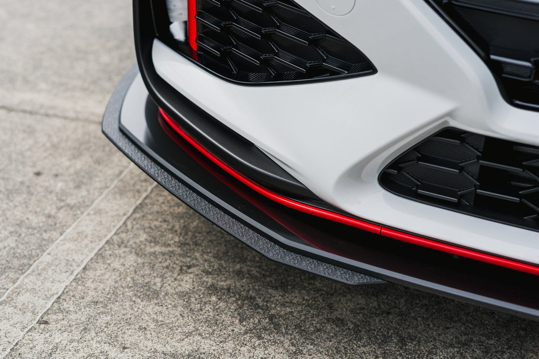 i30N Hatch PDE V6 FL2 2025+ Front Lip Splitter Extensions