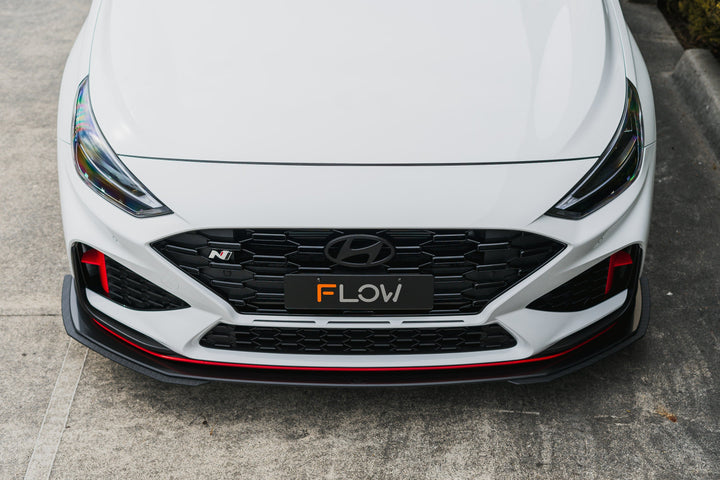 i30N Hatch PDE V6 FL2 2025+ Front Lip Splitter Extensions
