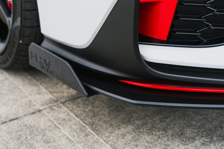 i30N Hatch PDE V6 FL2 2025+ Front Lip Splitter Winglets