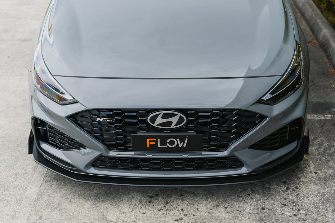 i30N-Line Hatch PDe.V6 FL 2024+ Front Lip Splitter Winglets