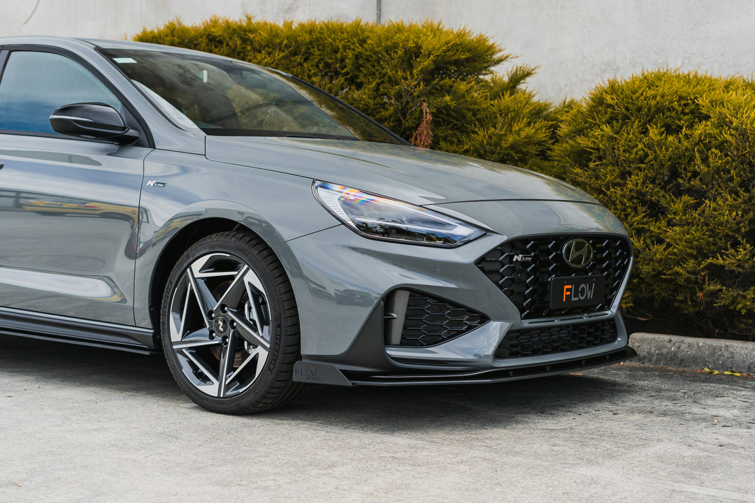 i30N-Line Hatch PDe.V6 FL 2024+ Front Lip Splitter Winglets