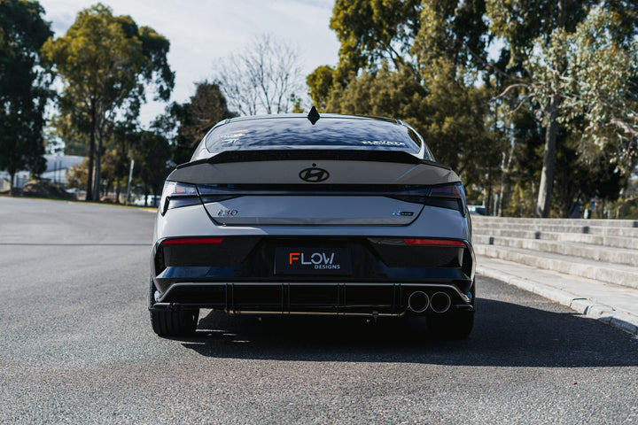 Hyundai CN7 V2 i30 N-Line Sedan FL 2025 Flow-Lock Rear Diffuser