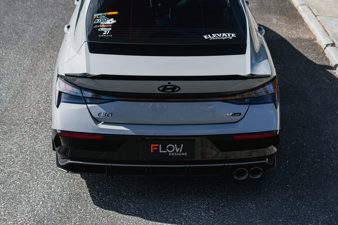 Hyundai CN7 V2 i30 N-Line Sedan FL 2025 Flow-Lock Rear Diffuser