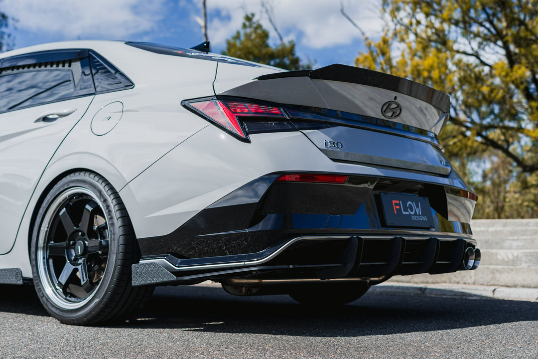 Hyundai CN7 V2 i30 N-Line Sedan FL 2025 Rear Spat Winglets