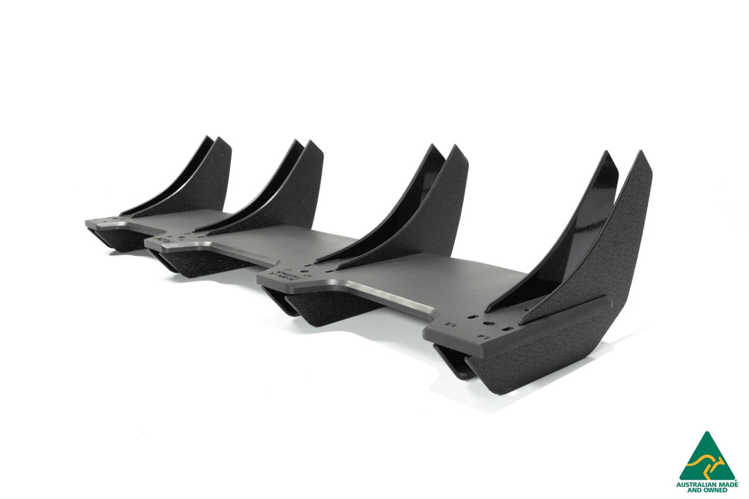 Flow Designs i30N Fastback PD FL (2022+) Flow-Lock Rear Diffuser [GLOSS BLACK]