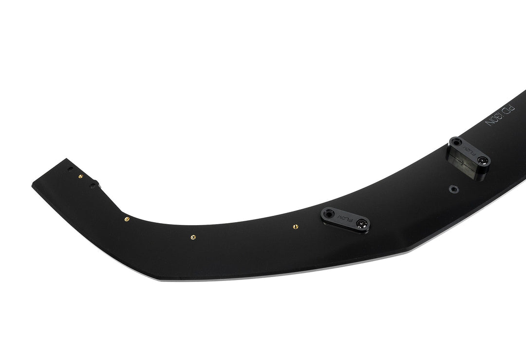 Flow Designs i30N Fastback PD Front Lip Splitter & Reinforcement Brackets [GLOSS BLACK]