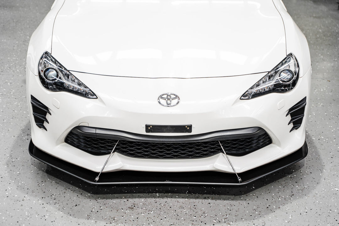 Toyota 86 (Facelift) Front Lip Splitter V2 (With Support Rods)