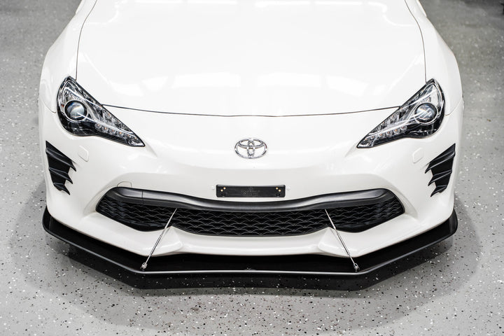 Toyota 86 (Facelift) Front Lip Splitter V2 (With Support Rods)