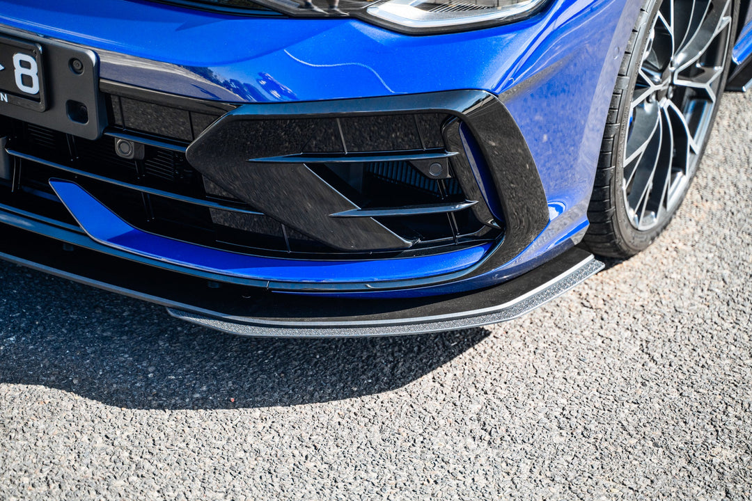 MK8.5 Golf R Front Lip Splitter Extensions