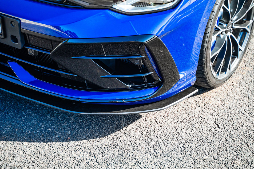 MK8.5 Golf R Chassis Mounted Front Lip Splitter