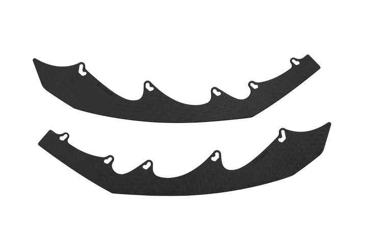 Flow Designs i30 Hatch PD1, PD2 (2018-2020) Front Lip Splitter Extensions - Pair