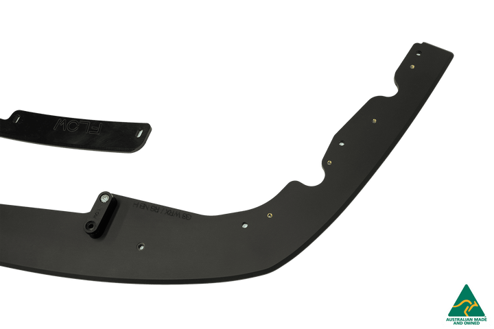 Flow Designs Front Lip Splitter & Mounting Brace for Subaru Impreza WRX/RS G3 Hatch PFL