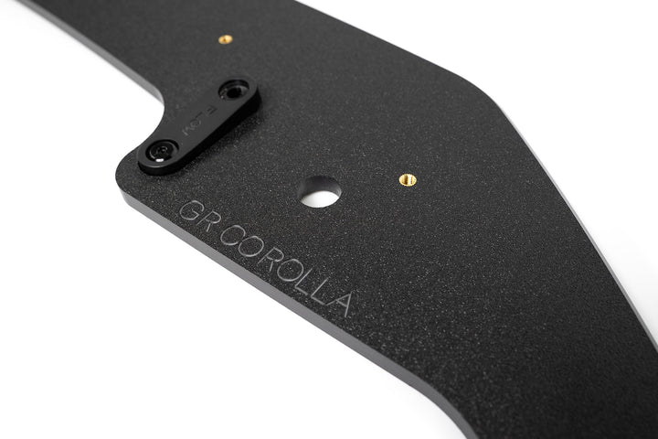 Corolla GR Chassis Mounted Front Lip Splitter | Textured