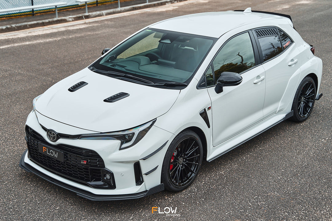 Corolla GR Chassis Mounted Front Lip Splitter | Textured