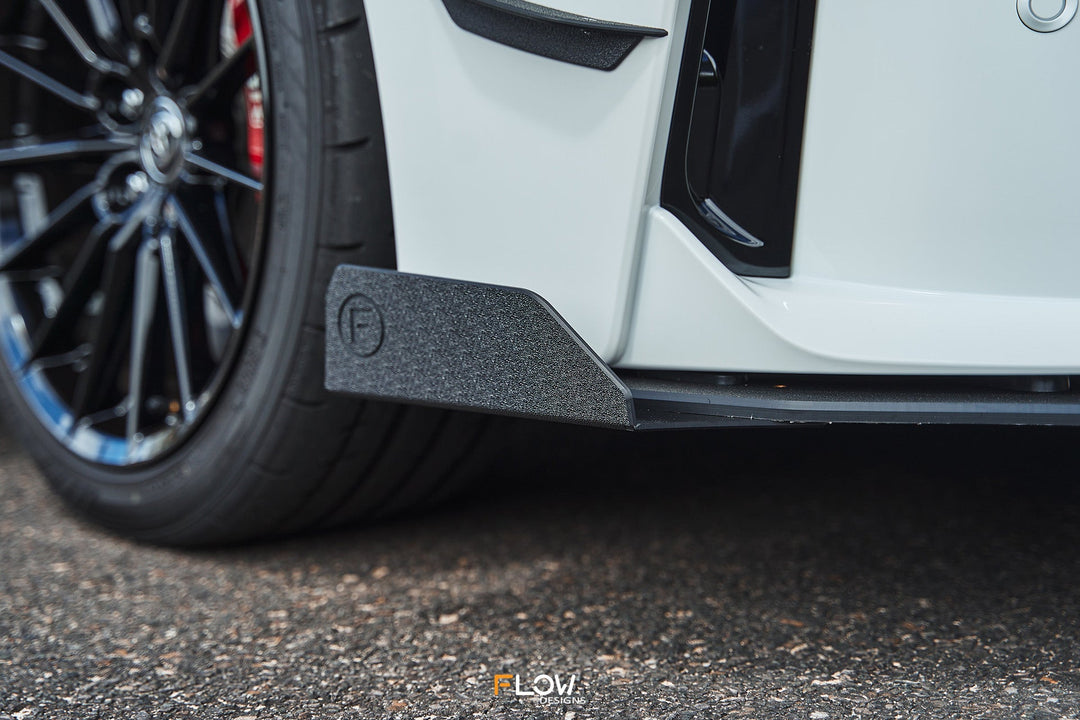 Corolla GR Chassis Mounted Front Lip Splitter | Textured
