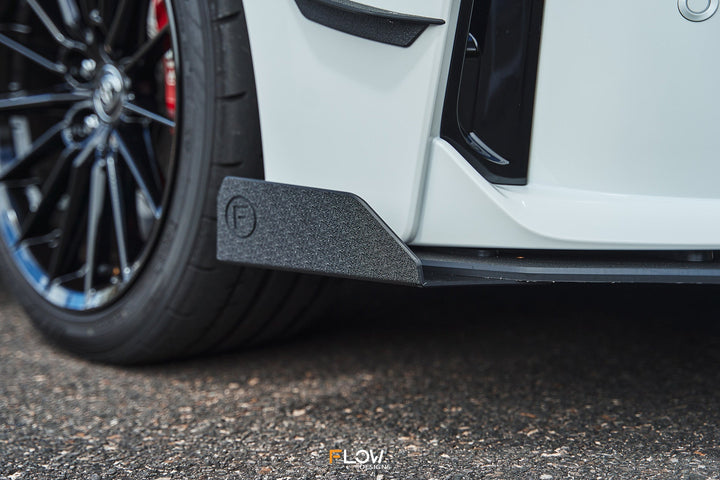 Corolla GR Chassis Mounted Front Lip Splitter | Textured