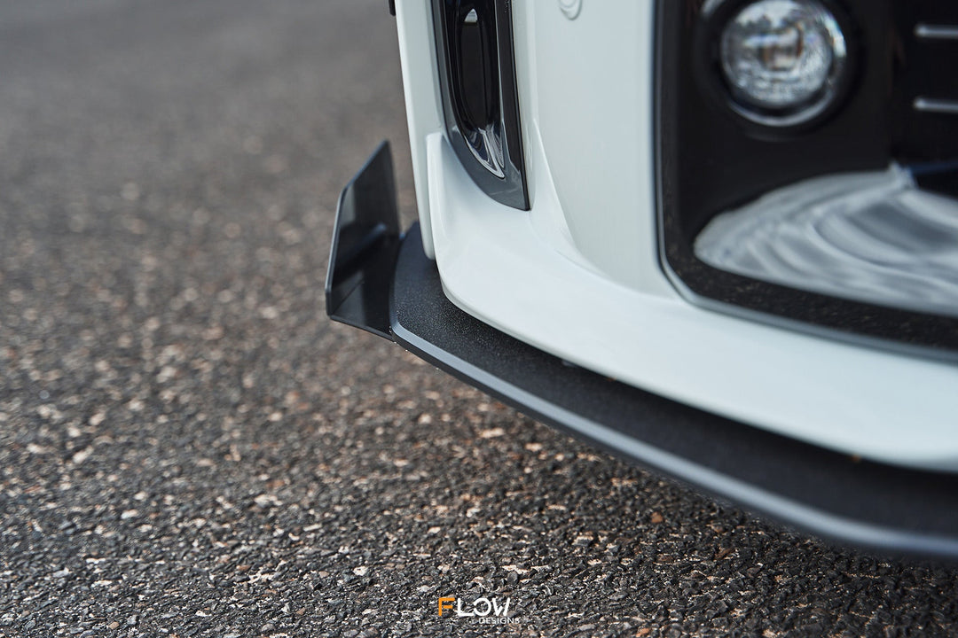 Corolla GR Chassis Mounted Front Lip Splitter | Textured