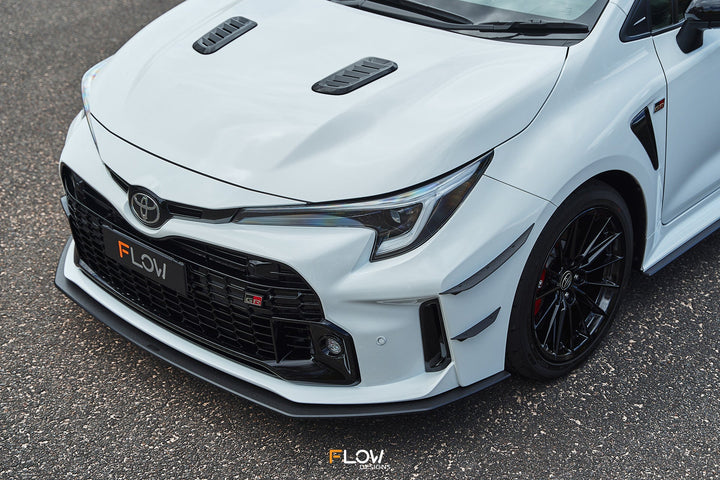Corolla GR Chassis Mounted Front Lip Splitter | Textured