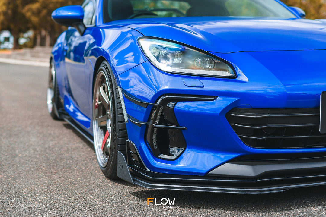 Flow Designs Front Bumper Canards for 2022+ Subaru BRZ ZD8 STi