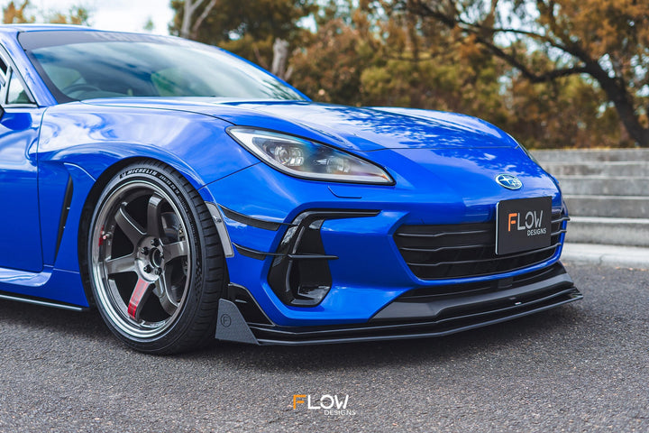 Flow Designs Front Lip Splitter for 2022+ Subaru BRZ ZD8 STi [Gloss]