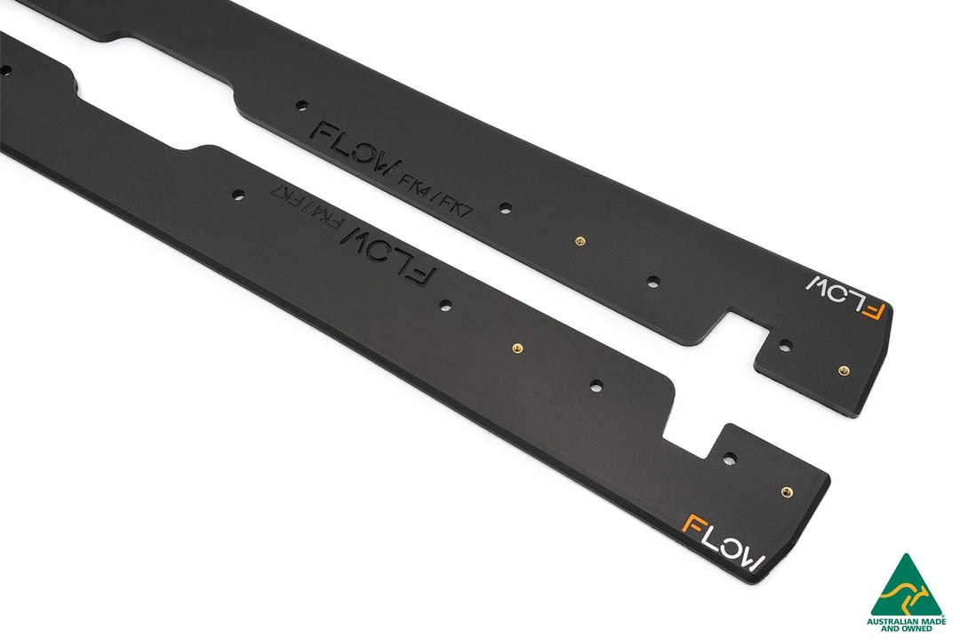 FK4/FK7 Civic RS Hatch PFL Side Skirt Splitters